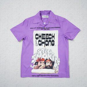 Wacko Maria Cheech & Chong Inspired Purple Short Sleeve Shirt